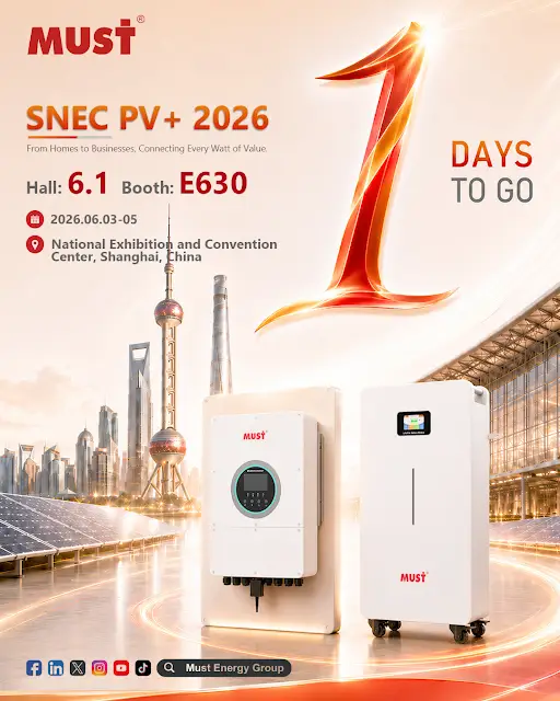 MUST giới thiệu giải pháp lưu trữ năng lượng mới nhất tại SNEC PV+ 2026