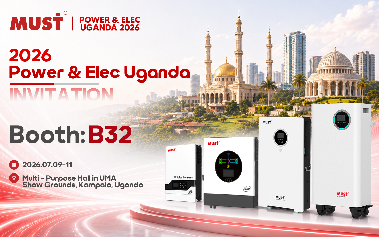 MUST tham dự Power & Elec Uganda 2026 – Hẹn gặp quý khách tại gian hàng B32