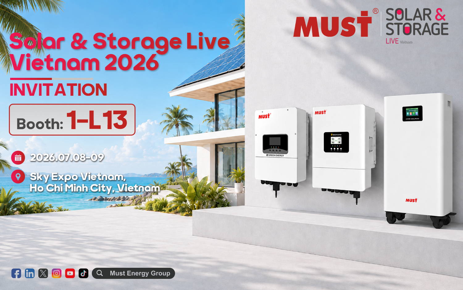 MUST tham dự Solar & Storage Live Vietnam 2026